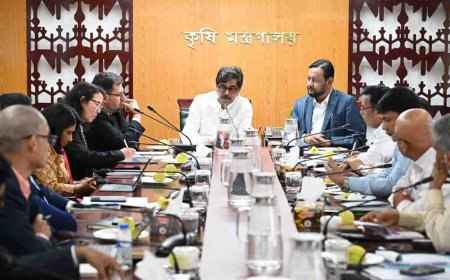 কৃষি মন্ত্রীর সাথে বিশ্বব্যাংকের প্রতিনিধিদলের সাক্ষাৎ