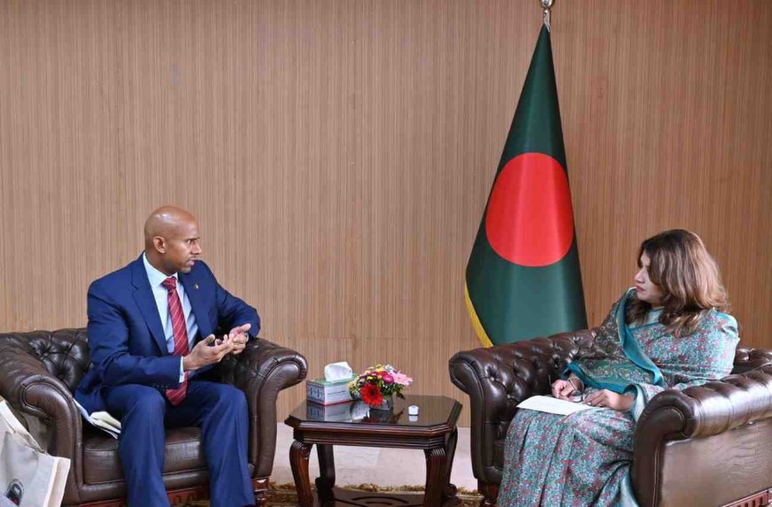 কানাডার হাইকমিশনার পররাষ্ট্র প্রতিমন্ত্রীর সাথে সাক্ষাৎ করেন