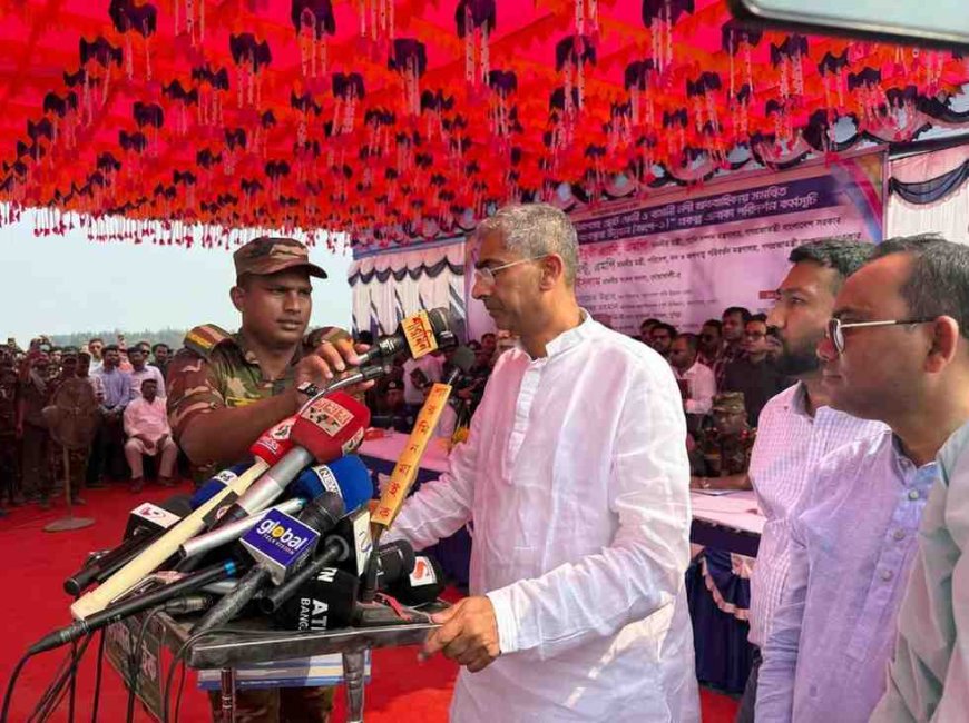 ‎মুসাপুর রেগুলেটর নির্মাণে দ্রুত পদক্ষেপ নেওয়া হবে - পানি সম্পদ মন্ত্রী