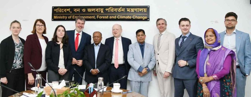জার্মান সংসদ (Bundestag)-এর পরিবেশ কমিটির প্রতিনিধিদলের সাথে পরিবেশ মন্ত্রীর বৈঠক