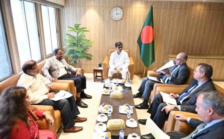 মৎস্য ও প্রাণিসম্পদ মন্ত্রীর সাথে ব্রাজিলের রাষ্ট্রদূতের সাক্ষা