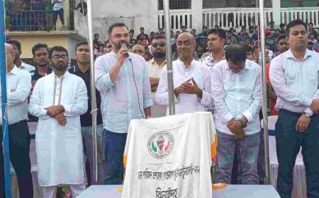 খেলাধুলার মাধ্যমে  মাদকমুক্ত সমাজ গড়ে তুলতে চাই - মো: আমিনুল হক