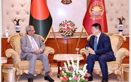রাষ্ট্রপতির সঙ্গে চীনের রাষ্ট্রদূতের সৌজন্য সাক্ষাৎ
