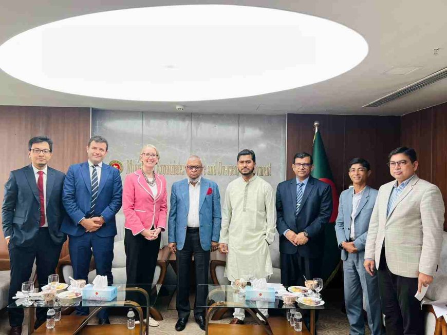 প্রবাসী কল্যাণ ও বৈদেশিক কর্মসংস্থান মন্ত্রীর সাথে ব্রিটিশ হাই কমিশনারের সৌজন্য সাক্ষাৎ