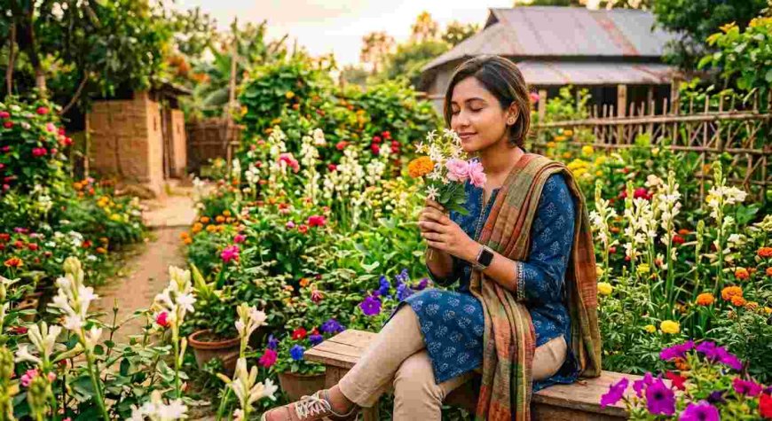 মানসিক চাপ কমাতে চমৎকার কাজ করে ফুলের গন্ধ