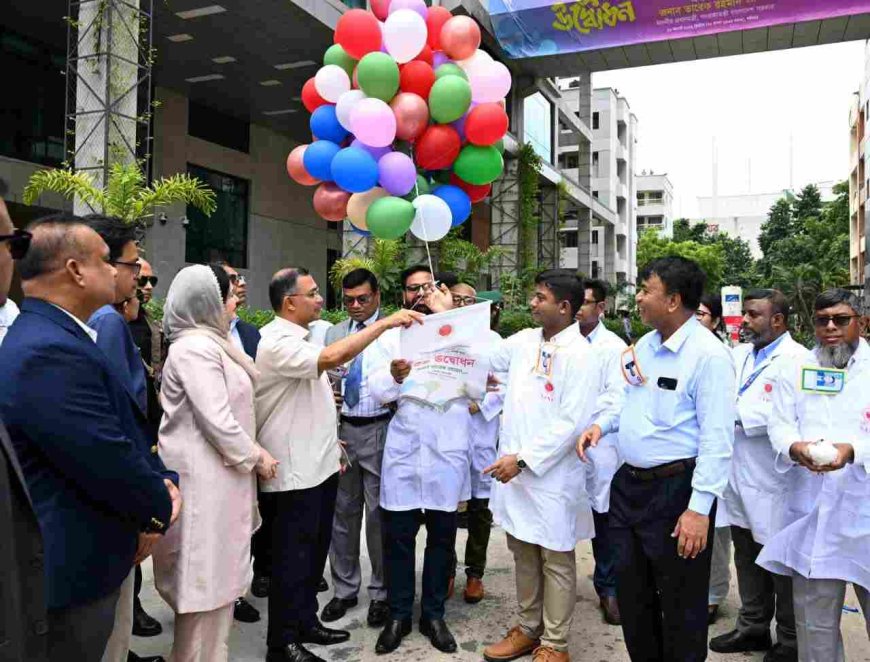 নিউরোসায়েন্সেস হাসপাতালে ৫০০ শয্যার নতুন ভবন উদ্বোধন করলেন প্রধানমন্ত্রী