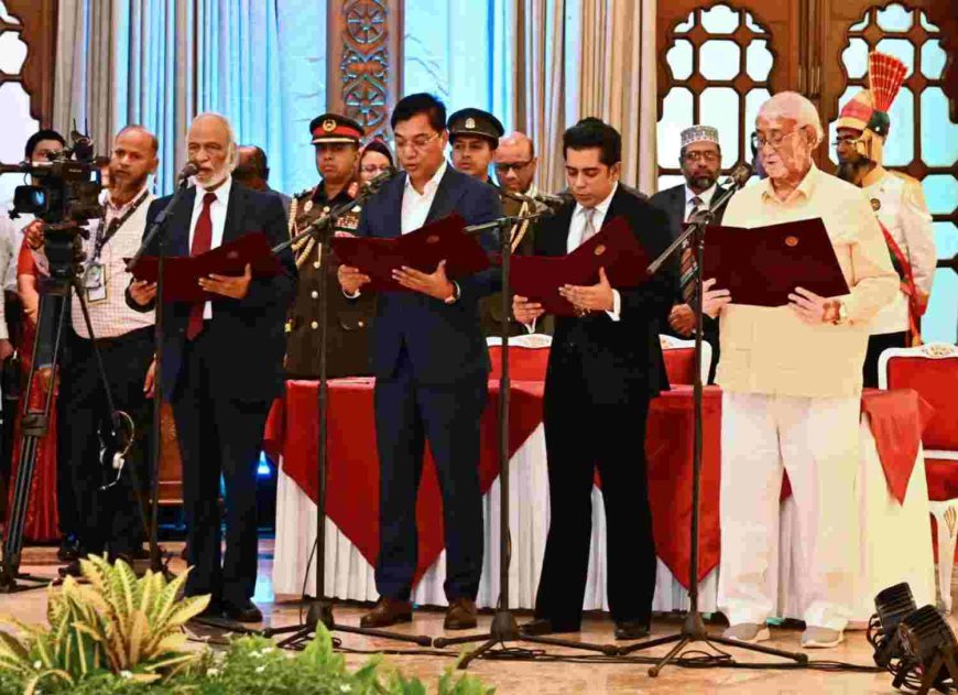 রাষ্ট্রপতি মির্জা ফখরুলের হাতে শপথ নিলেন নতুন চার মন্ত্রী ও দুই প্রতিমন্ত্রী