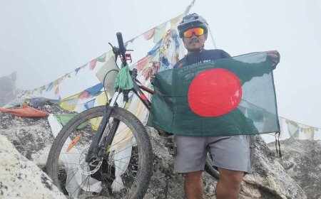রাঙ্গামাটির বীর কুমার তঞ্চঙ্গ্যা এভারেস্ট বেস ক্যাম্পে
