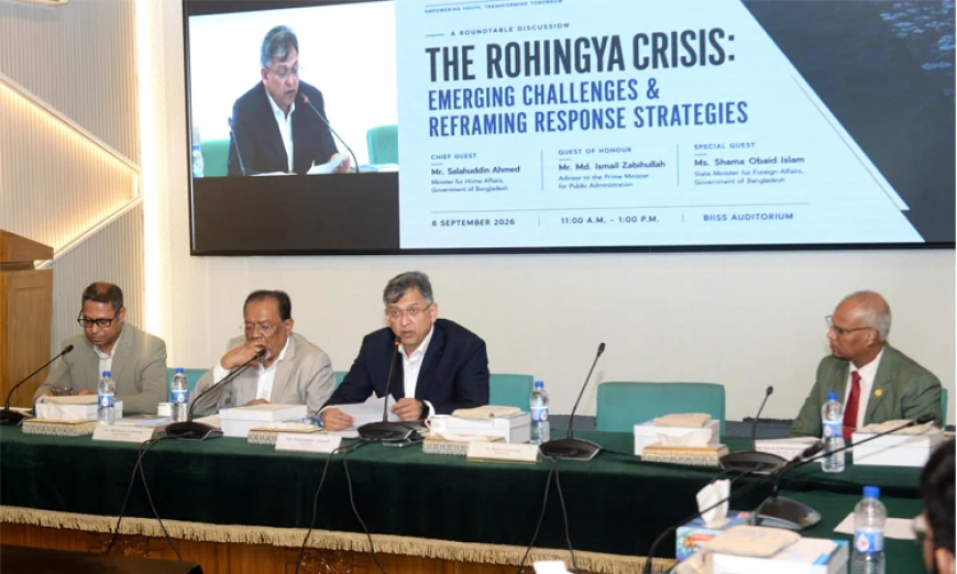 মানবিক সহায়তার পাশাপাশি রোহিঙ্গা সংকটের টেকসই রাজনৈতিক সমাধান নিশ্চিত করতে হবে : স্বরাষ্ট্রমন্ত্রী